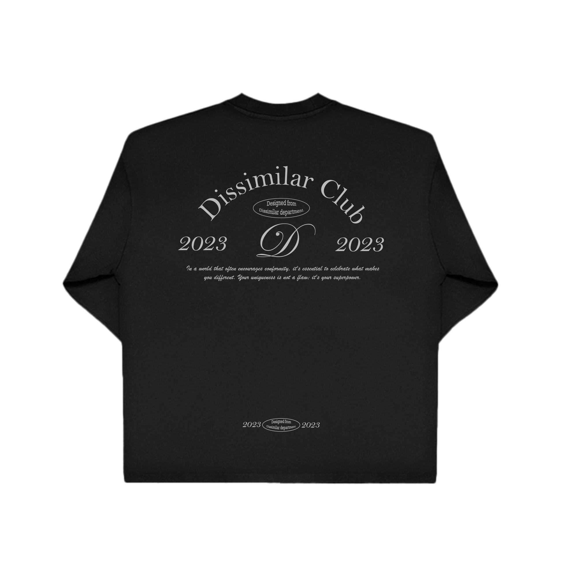 Black Oversize Longsleeve T-Shirt