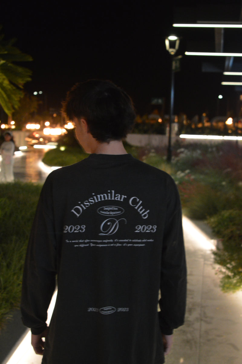 Dissimilar Black Oversize Longsleeve Shirt