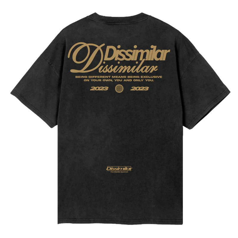 2023 Black Oversize T-Shirt