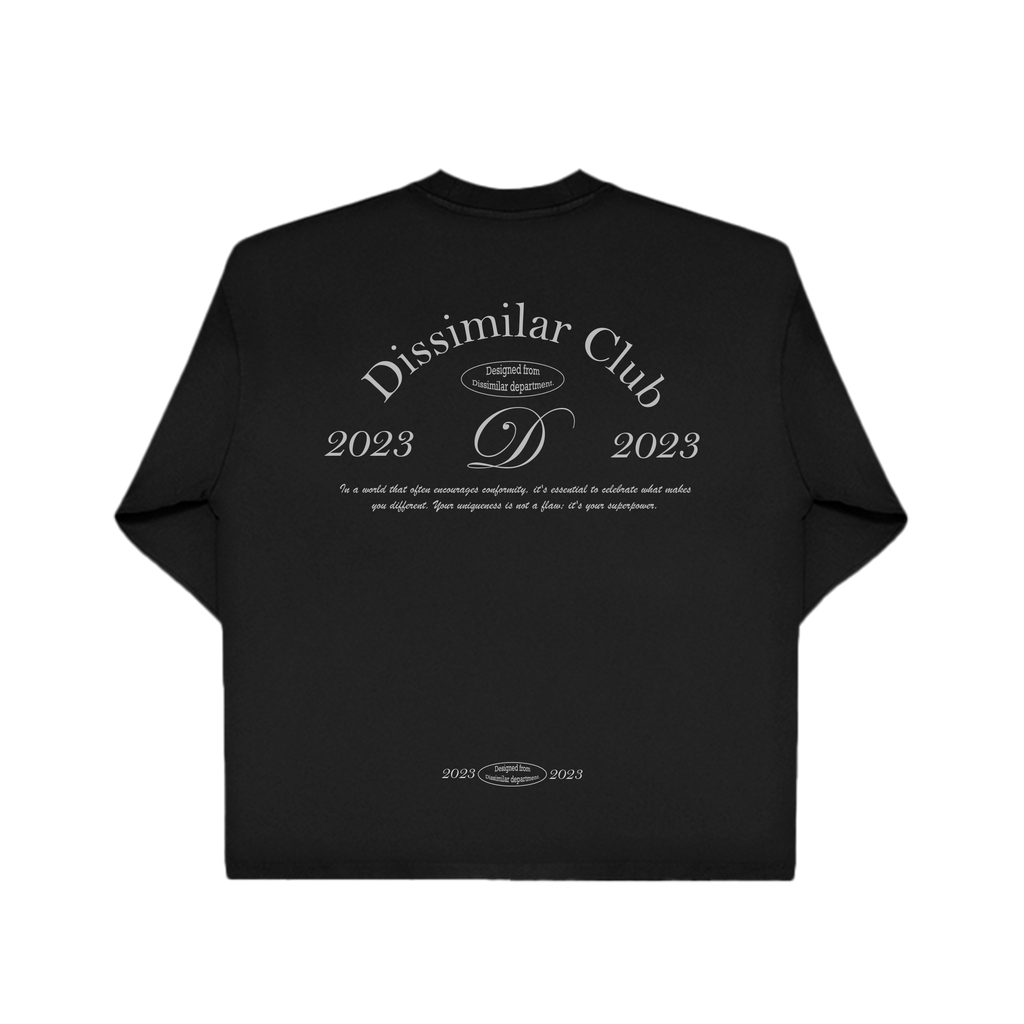 Black Oversize Longsleeve T-Shirt