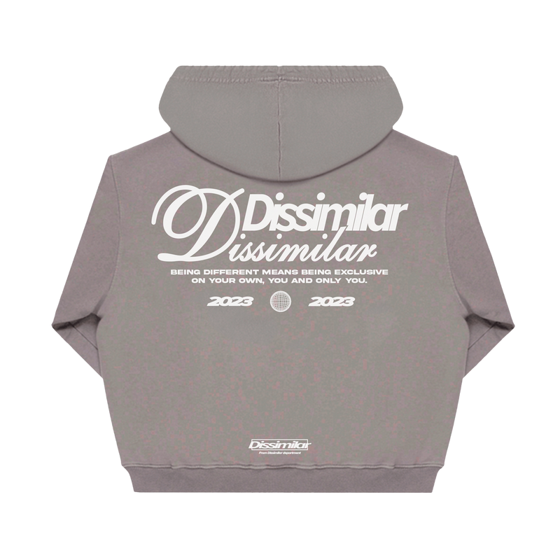 Dissimilar Grey Oversize Hoodie